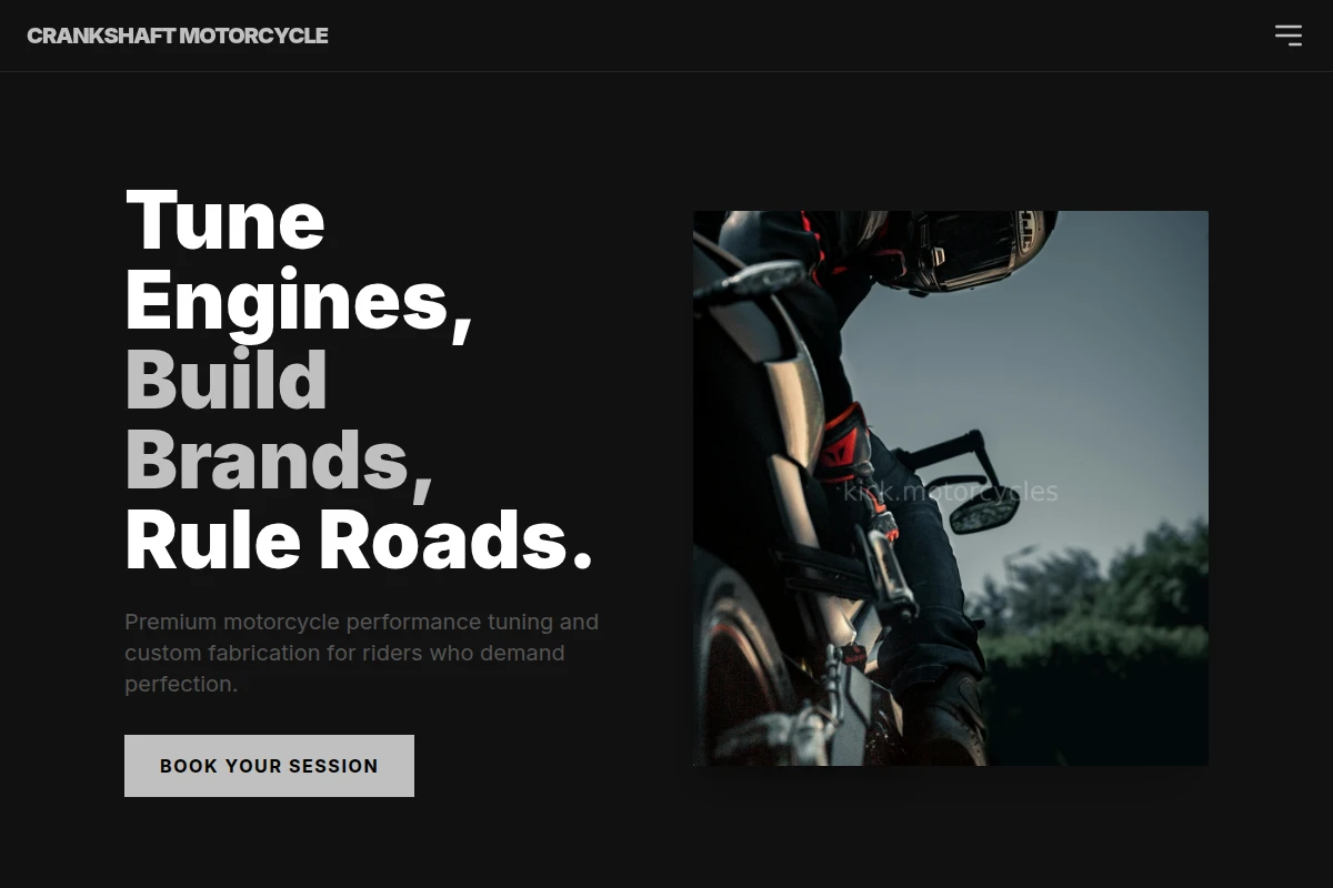 Crankshaft Motorcycle