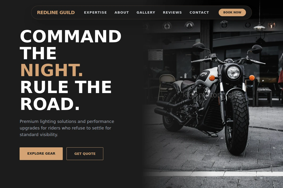 Headlight Motorcycle
